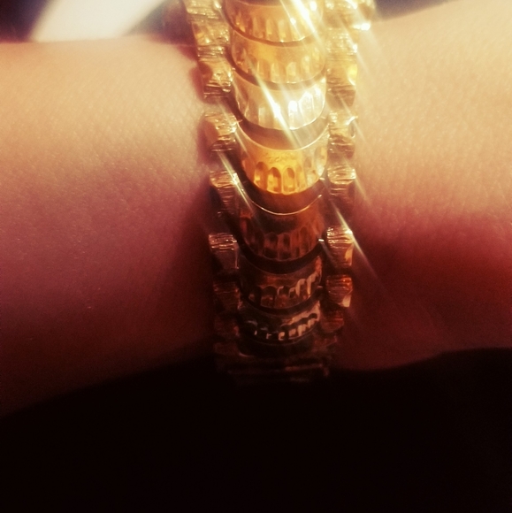 Solid 14K Beautiful Vintage antique Watchband♡ - Picture 5 of 15